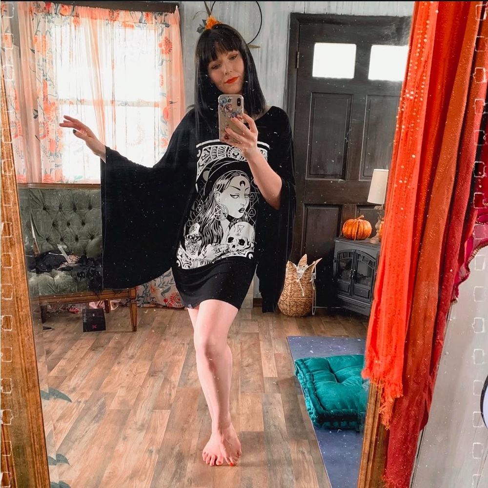 Killstar Witch Kimono Top sz SM